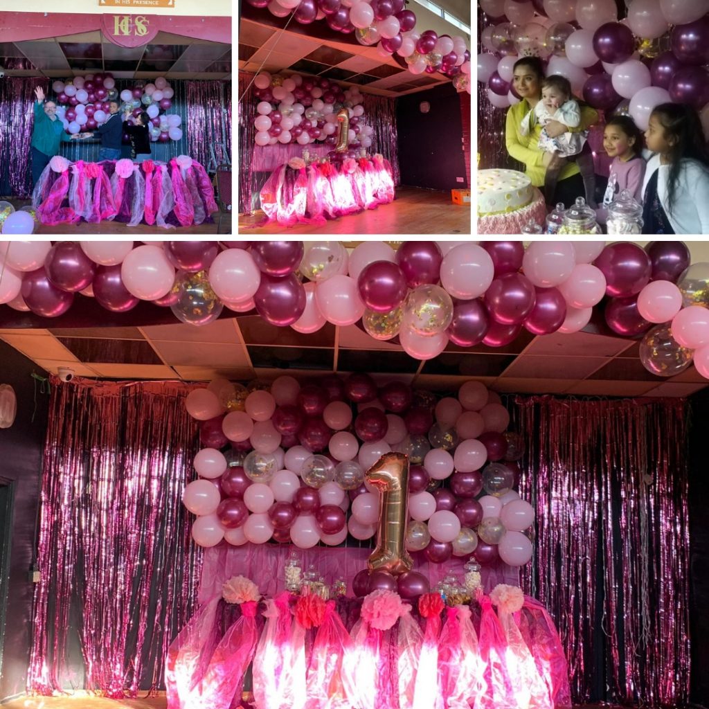 Sweet Table birthday party ealing balloon decorations