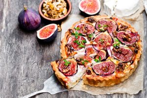 Tart with Mascaropone Cheese & Figs