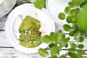 12 Spinach Pancakes filled with Ricotta Cheese